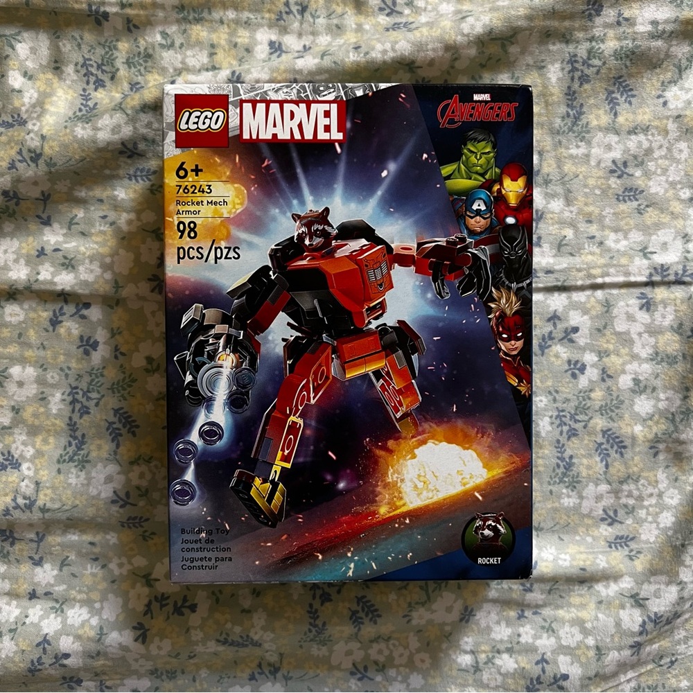 LEGO Marvel Rocket Mech Armor Guardians of the Galaxy